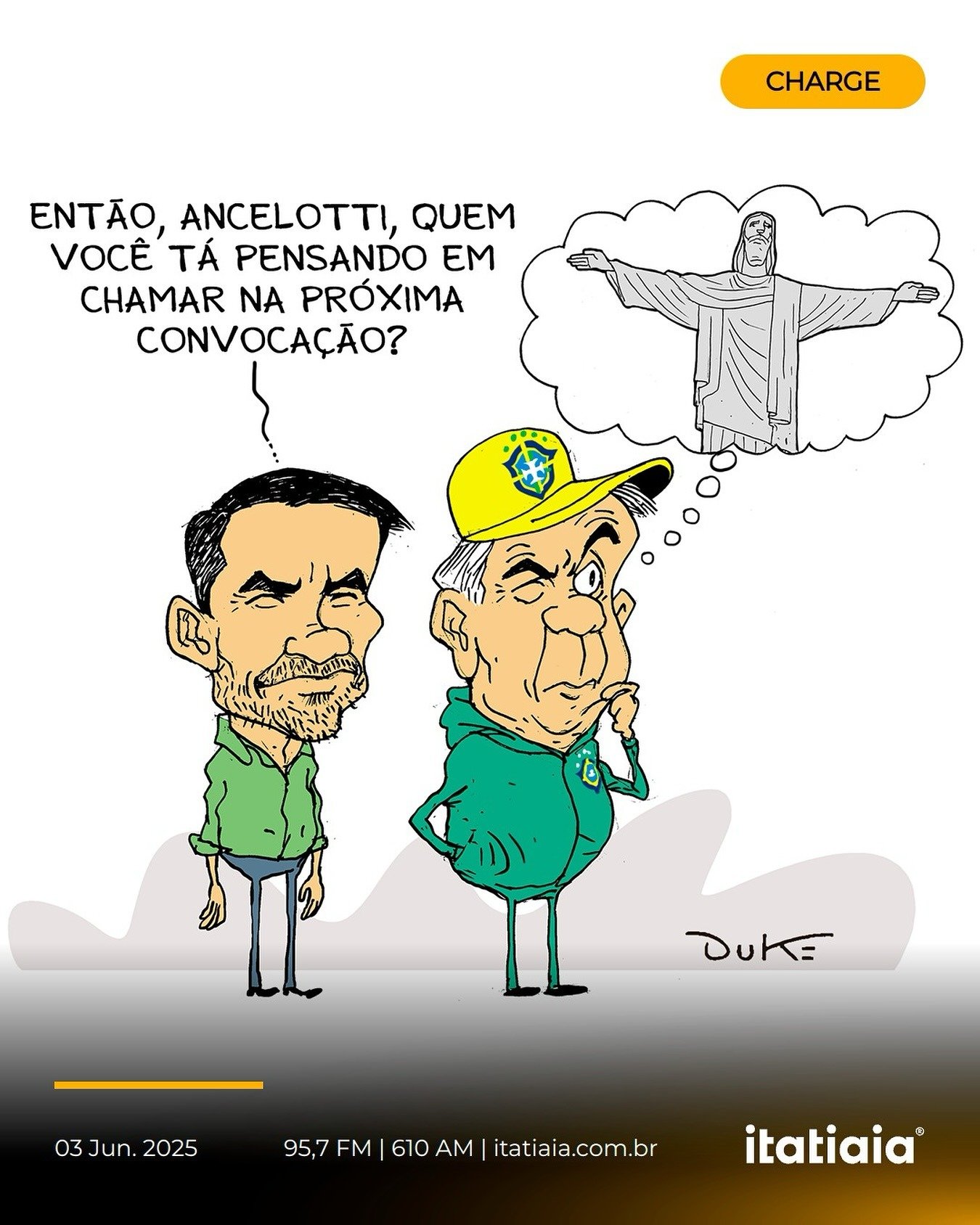 Carlo Ancelotti faz estreia pela Seleção Brasileira nesta quinta-feira contra o Equador nas Eliminatórias da Copa 2026