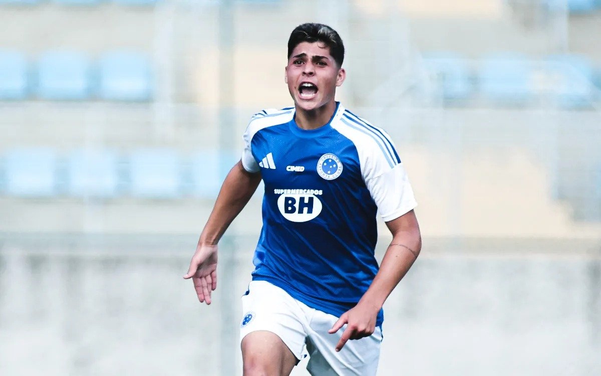 O Jovem  e talentoso Cauan Baptistella poderá muito em breve ser o novo camisa 10 do Cruzeiro - Foto: Gustavo Martins/Cruzeiro