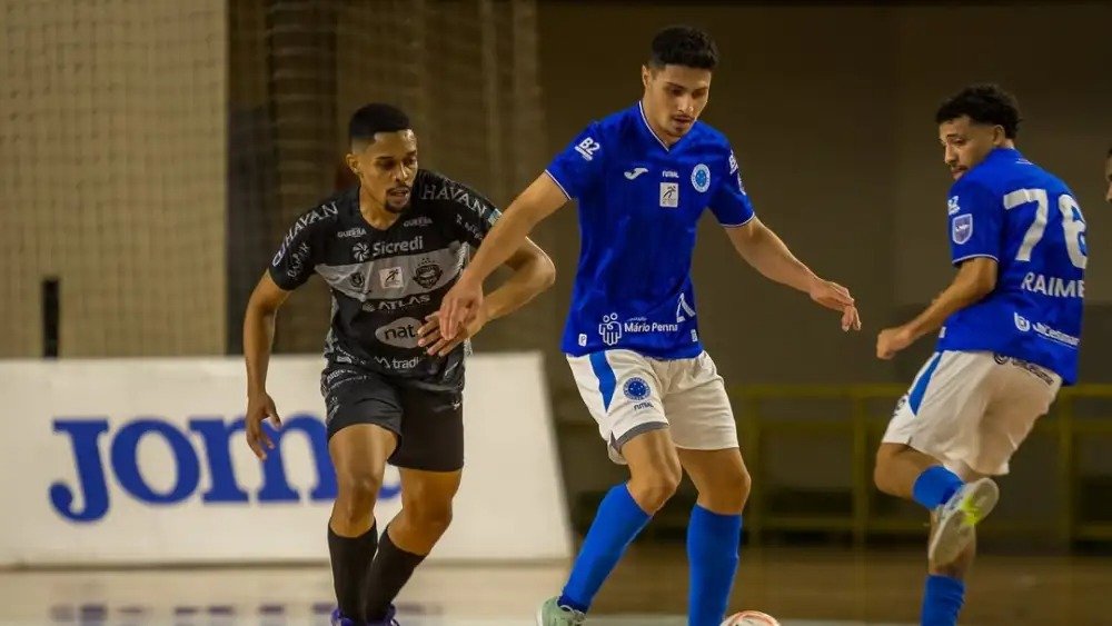 A equipe do Cruzeiro não vem atuando bem na Liga Nacional de Futsal - Foto: André Araújo/Cruzeiro Futsal