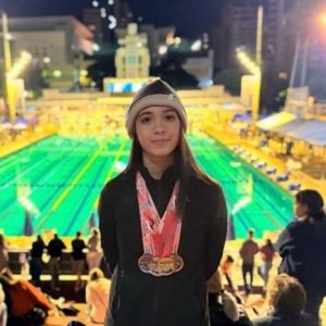 Melina Resende atleta convocada para a Seleção Mineira de Natação - Foto: Fernando Souza