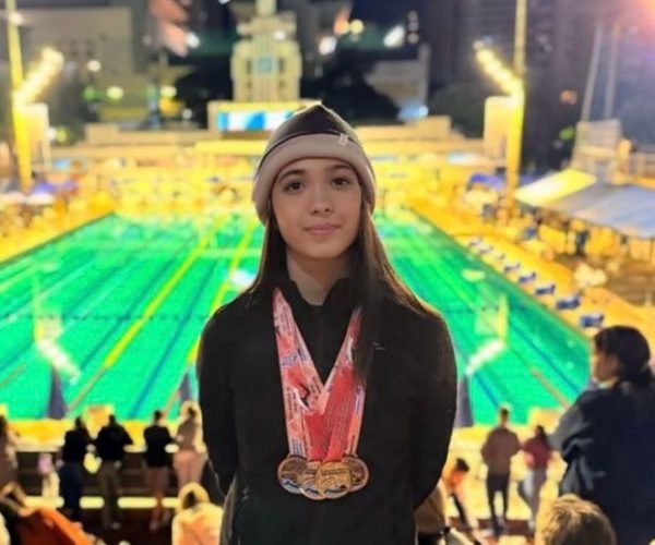 Melina Resende atleta convocada para a Seleção Mineira de Natação - Foto: Fernando Souza