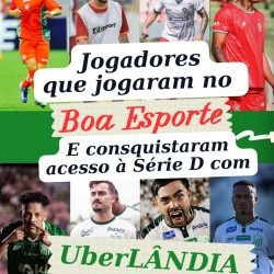 Jogadores que jogaram no Boa Esporte e conquistaram o acesso à Série D com Uberlândia!