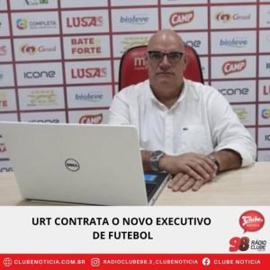 Flávio Alves, novo Executivo de Futebol da URT - Foto: https://www.facebook.com/clubenoticia