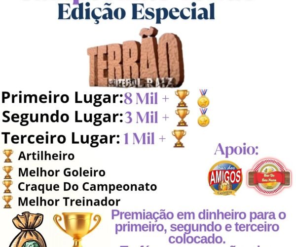 Campeonato do Terrão Edição Especial 2025: Confira os Calendários e Expectativas para os Grandes Confrontos