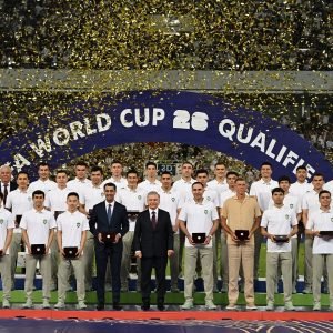 Seleção do Uzbequitão vai disputar pela primeira vez uma Copa do Mundo - Foto: @uzbekistanfa