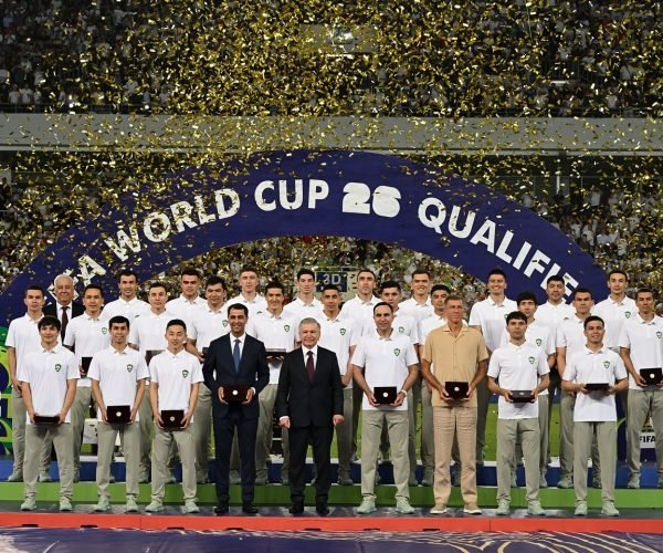 Seleção do Uzbequitão vai disputar pela primeira vez uma Copa do Mundo - Foto: @uzbekistanfa