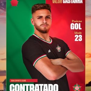 Valsir Castanha contratado pelo Boa Esporte para o Mineiro da Segunda Divisão 2025