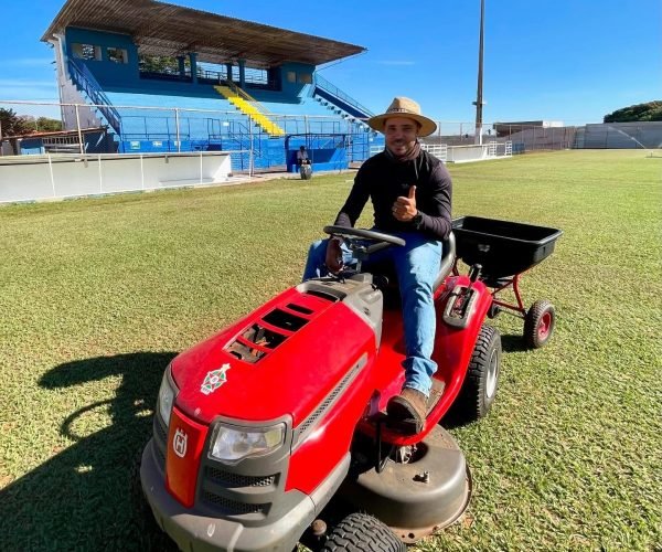 O Estádio Coleto de Paula em Ituiutaba, casa do Boa Esporte na Segundona, é muito bem cuidado pelo Agrônomo Wagner Viana - Foto: @boaesporteclube