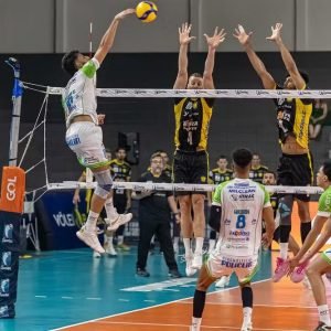 Praia Clube foi superado pelo São José na Superliga Masculina de Vôlei Masculino - Foto: Brunho Cunha/Praia Clube