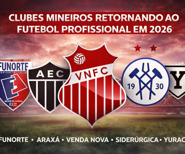 Tradição em Movimento: Clubes Históricos de Minas se Preparam para Voltar ao Futebol Profissional da FMF