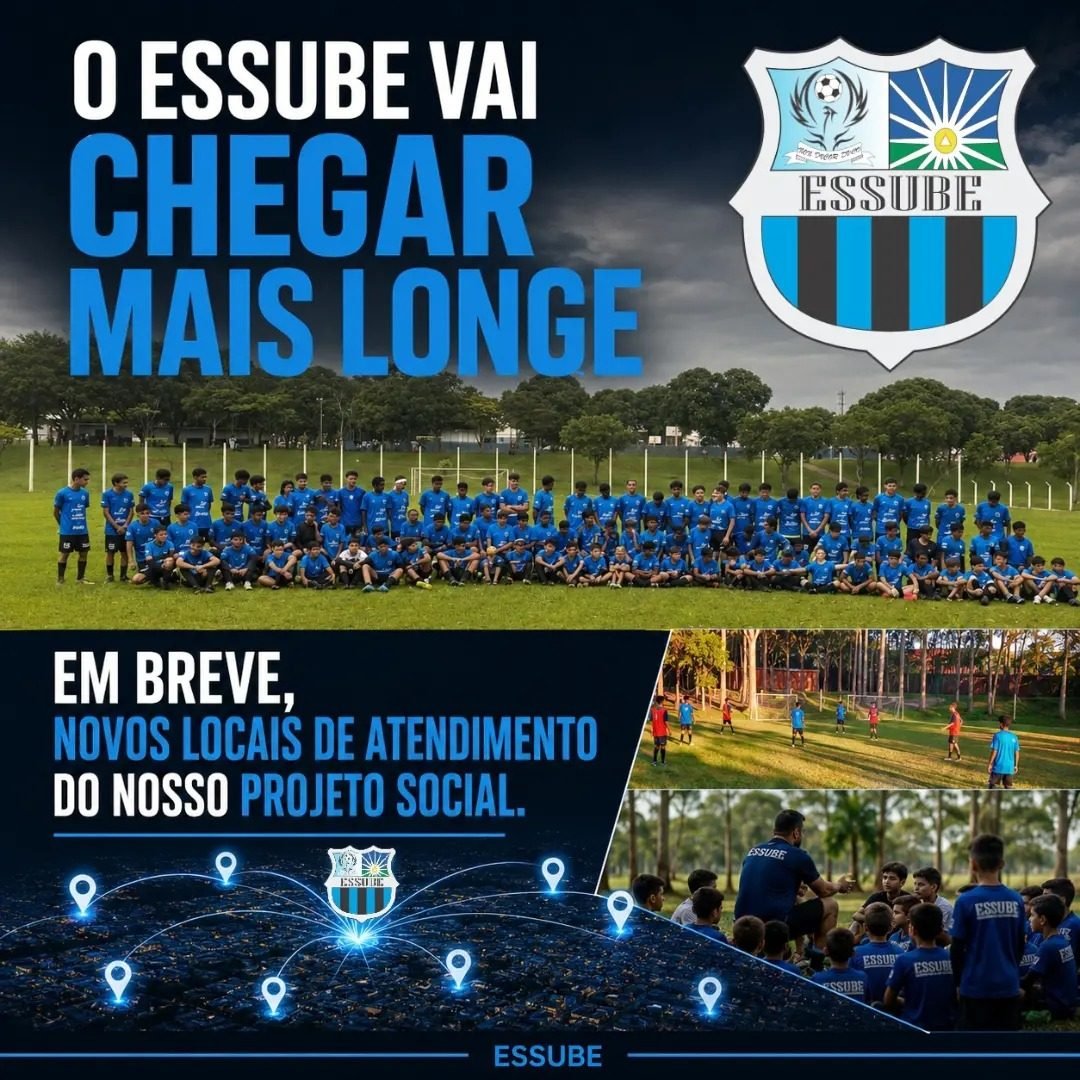 ESSUBE amplia projeto social e prepara novos locais para atender crianças e adolescentes