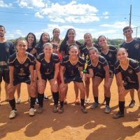A equipe do Alfredo Freire Futsal campeã do Terrão Delas - Foto: Divulgação