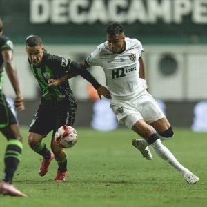 América e Atlético fizeram um jogo de muito equilíbrio - Foto: Pedro Souza/Atlético