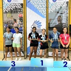 Badminton do Jockey Club Uberaba conquista sete medalhas de ouro na III Etapa da Liga Goiana