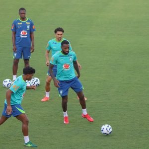 Seleção brasileira treina em Brasília para encarar a Colômbia pelas Eliminatórias da Copa do Mundo - Foto: Divulgação/Agência Brasília