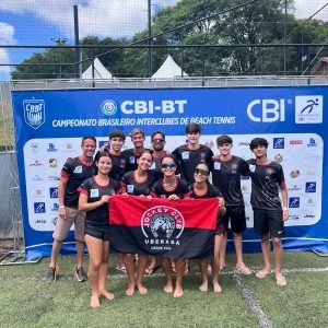 Atletas do Jockey Club Uberaba se destacam e garantem 6º lugar no Brasileiro Interclubes de Beach Tennis