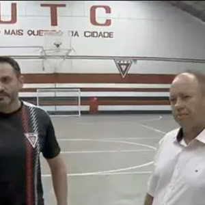 Régeis da WR confirma parceria com o UTC do presidente Junior Tiveron - Foto/Imágem: Programa Os Donos Da Bola/BAND