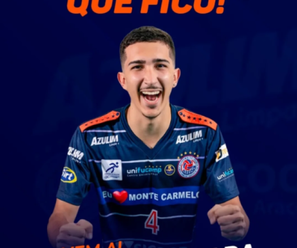 Anderson Levantador da Academia do Vôlei Monte Carmelo - Foto: Instagram/voleimontecarmelo