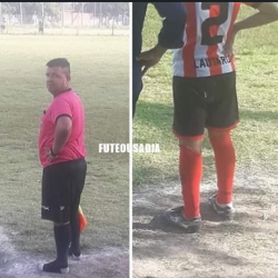 Árbitro Assistente surpreende na Liga de Futebol Moreno ao ajudar jogador sem chuteiras durante partida em Buenos Aires