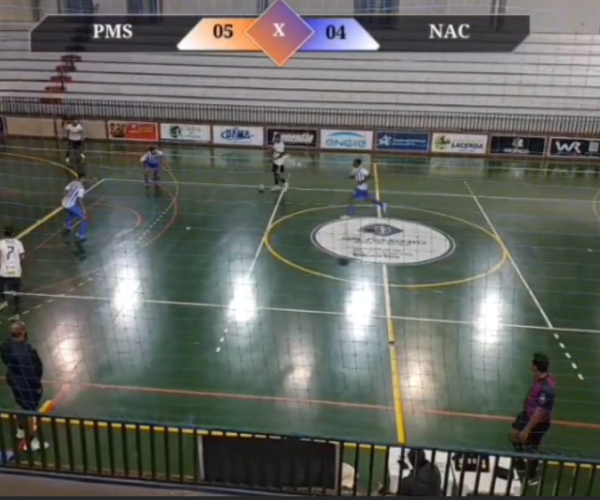Nacional vence Sacramento por 6 a 5 e segue para a Fase Ouro da Copa Paulista Sul Minas de Futsal - Foto/Reprodução: Esporte Sacramentano