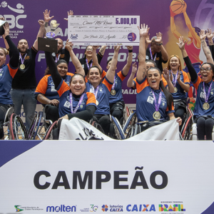 Equipe APP/Valkírias, de Pato de Minas, campeã brasileira de Basquete em Cadeira de Rodas - Foto: Divulgação