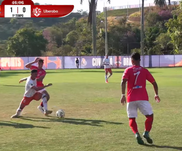Uberaba Sub-20 foi até a cidade de Contagem e acabou perdendo para o Coimbra pelo placar de 2 a 0 - Foto/Reprodução: Revista Bola & Batom