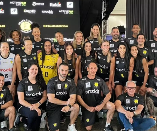 A equipe de Voleibol Feminino do Praia Clube dá início a temporada 25/26 na Super Liga - Foto: Luís Felipe Borges