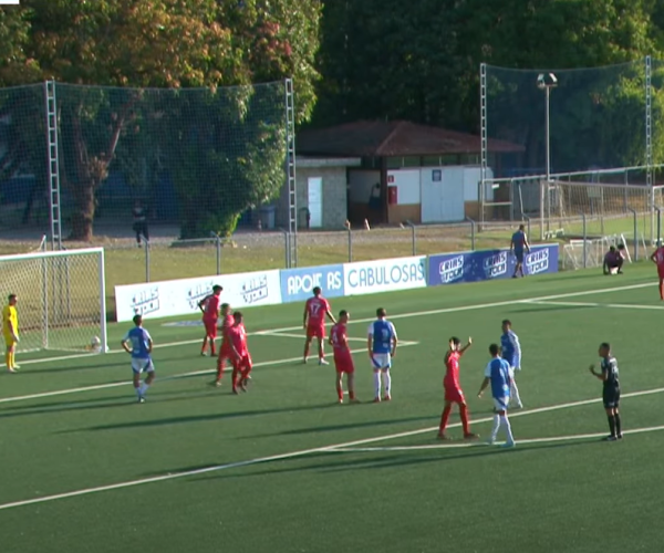 O Uberaba acabou sendo goleado pelo Cruzeiro no Mineiro Sub-20 - Foto/Imagem: TV Cruzeiro