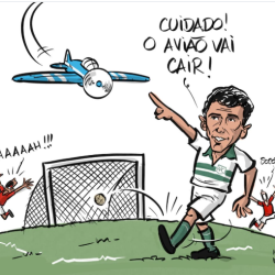 O gol aéreo da Caldense!