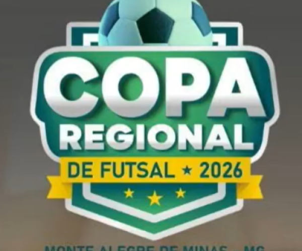Copa Regional de Futsal 2026 movimenta Monte Alegre de Minas com calendário definido e formato competitivo