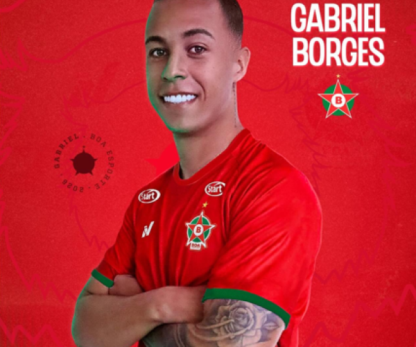 Boa Esporte anuncia Gabriel Borges como primeiro reforço para a temporada 2026