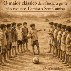 O maior clássico: Camisa x Sem Camisa