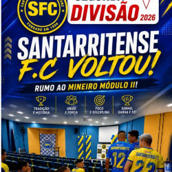 Santarritense Sinaliza Retorno e Reacende Esperança no Futebol do Sul de Minas