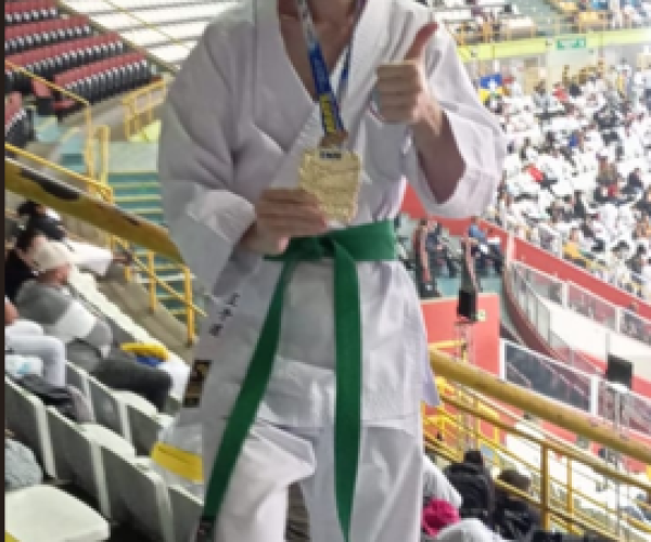 Matheus Elias destaque no Troféu Brasil de Karatê - Foto: Sensei Oscar