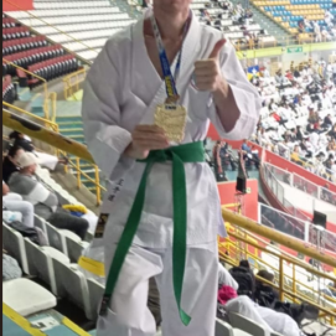 Matheus Elias destaque no Troféu Brasil de Karatê - Foto: Sensei Oscar