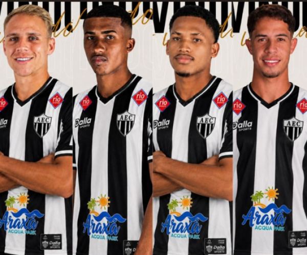 Jogadores nascidos em Araxá reforçam o Ganso na temporada 2026