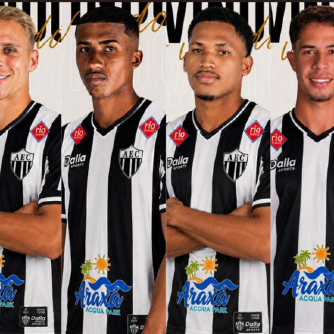 Jogadores nascidos em Araxá reforçam o Ganso na temporada 2026