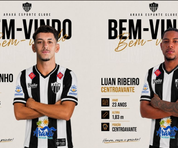 Araxá Esporte amplia elenco e chega a 13 reforços para a Segundona Mineira