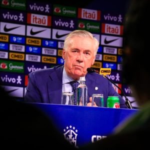 Carlo Ancelloti foi oficialmente apresentado como novo técnico da Seleção Brasileira divulgando a lista de convocados para os próximos jogos - Foto: @ofagnerseara/Rio de Janeiro