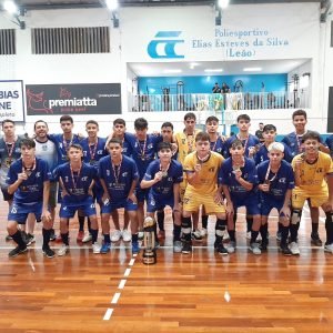 Equipe Campeã Mineira Sub-16 de Futsal - Foto: Divulgação/www.fmfutsal.org.br