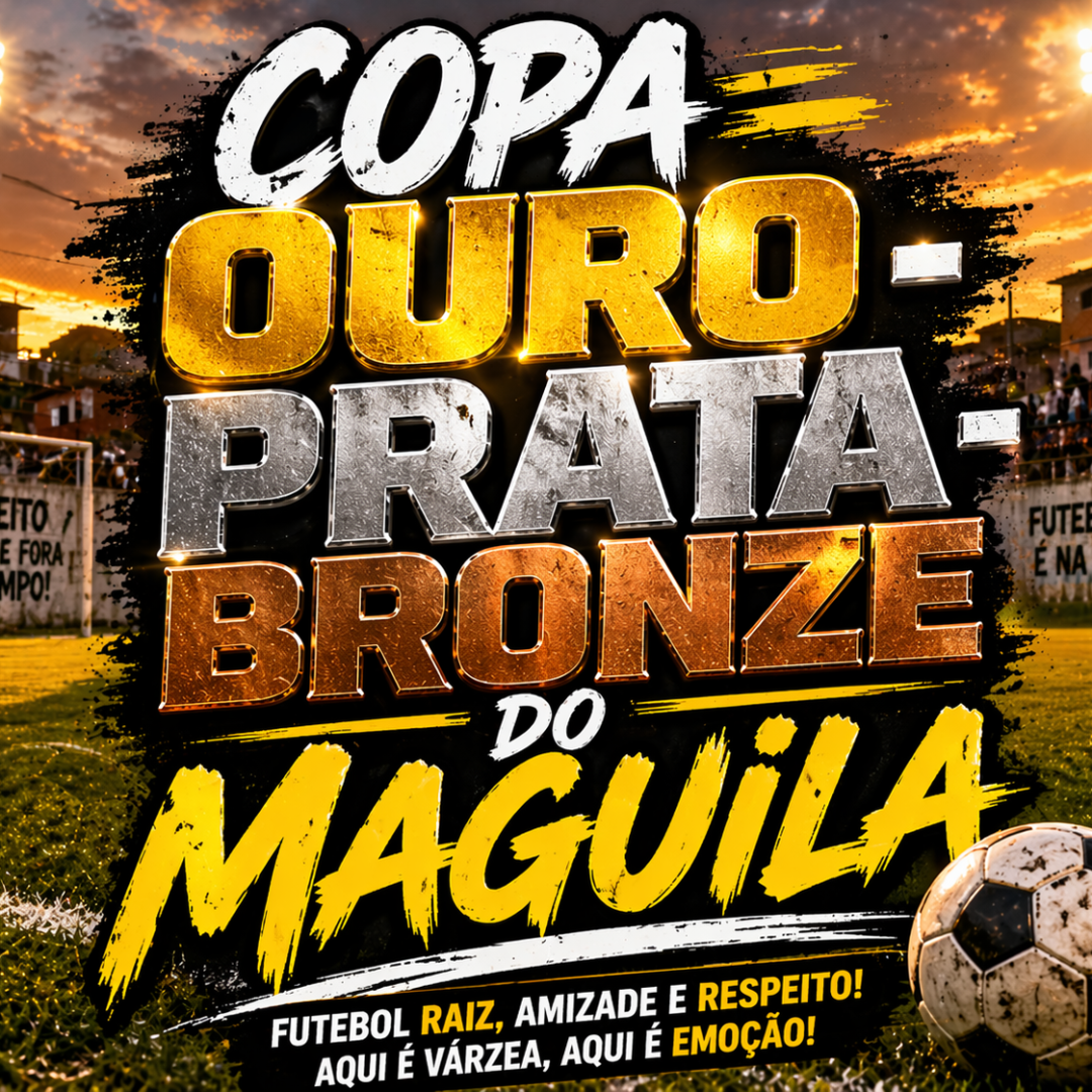 Quartas da Copa Ouro e Prata e oitavas da Bronze do Maguila 2026 abrem fase decisiva do Futebol Varzeano