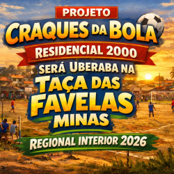 Residencial 2000 representará Uberaba na Taça das Favelas Minas 2026