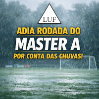 Chuvas fortes interrompem rodada do Master A da Liga Uberabense de Futebol em Uberaba