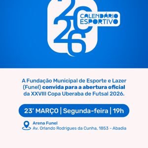 Copa Uberaba de Futsal tem início nesta segunda-feira