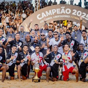 Vasco domina final, goleia e conquista o pentacampeonato da Libertadores de Beach Soccer em atuação histórica