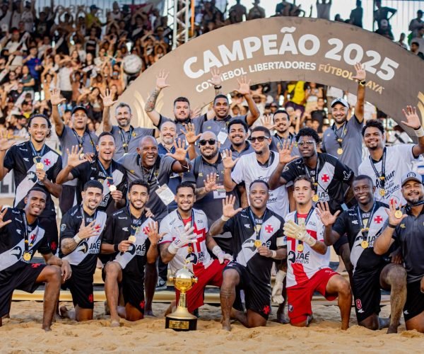 Vasco domina final, goleia e conquista o pentacampeonato da Libertadores de Beach Soccer em atuação histórica