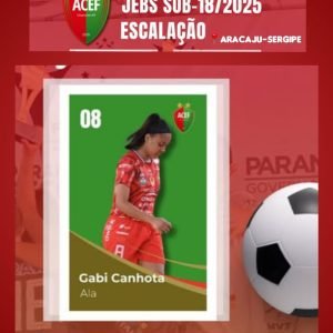 A uberabense Gabizinha após vencer o Brasil Cup Sub-15, disputa agora o Brasileiro Escolar Sub-18 de Futsal Feminino na cidade de Aracajú/SE - Foto: Acef Chopinzinho/Divulgação