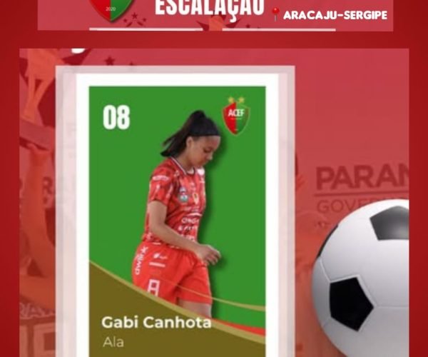 A uberabense Gabizinha após vencer o Brasil Cup Sub-15, disputa agora o Brasileiro Escolar Sub-18 de Futsal Feminino na cidade de Aracajú/SE - Foto: Acef Chopinzinho/Divulgação