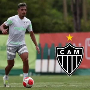 Gabriel Menino retoma treinos pelo Palmeiras em 2024 — Foto: Cesar Greco / Palmeiras