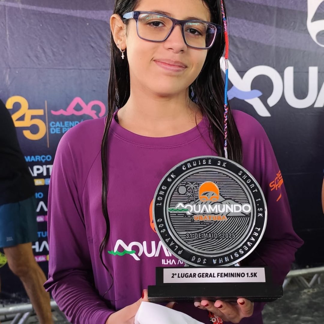Duda Borges destaque do Desafio Aquamundo de Ubatuba/SP - Foto: Acervo pessoal da atleta